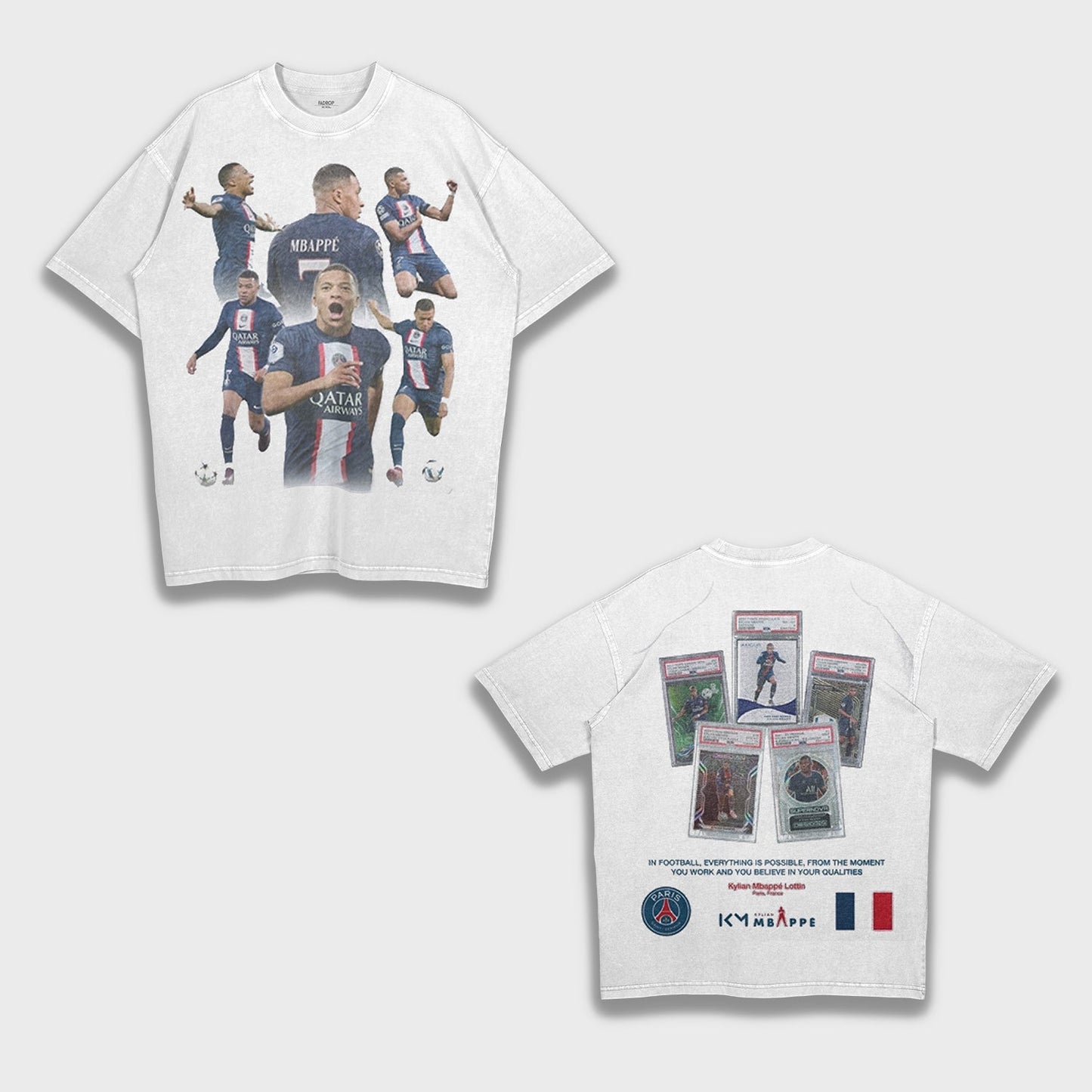 Kylian Mbappé - Loose Fit Heavyweight T-Shirt