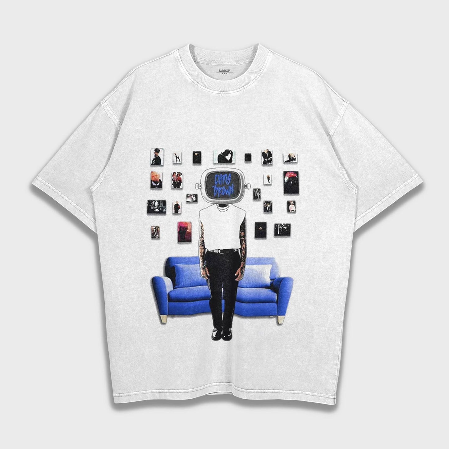 Chris Brown - Loose Fit Heavyweight T-Shirt