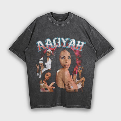 Aaliyah - Loose Fit Heavyweight T-Shirt