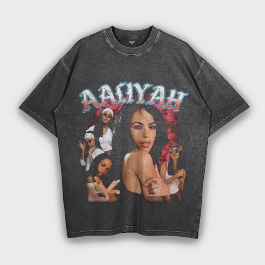 Aaliyah - Loose Fit Heavyweight T-Shirt