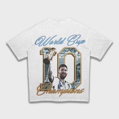 Lionel Messi - Loose Fit Heavyweight T-Shirt