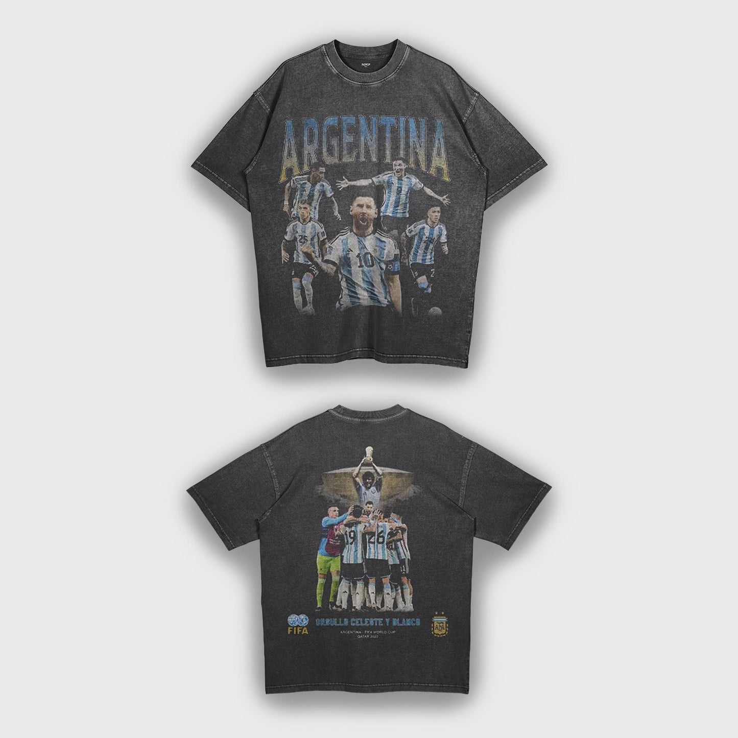 Lionel Messi - Loose Fit Heavyweight T-Shirt