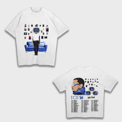 Chris Brown - Loose Fit Heavyweight T-Shirt