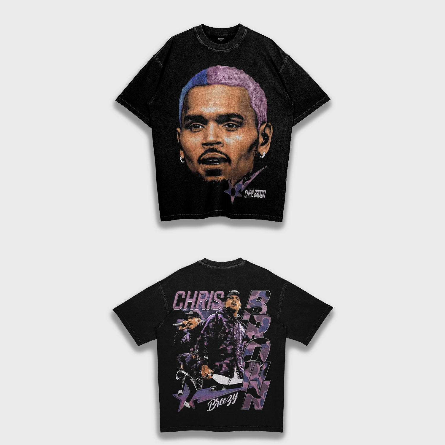 Chris Brown - Loose Fit Heavyweight T-Shirt