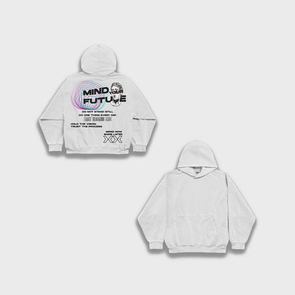 Mind your future - Loose Fit Heavyweight Hoodie