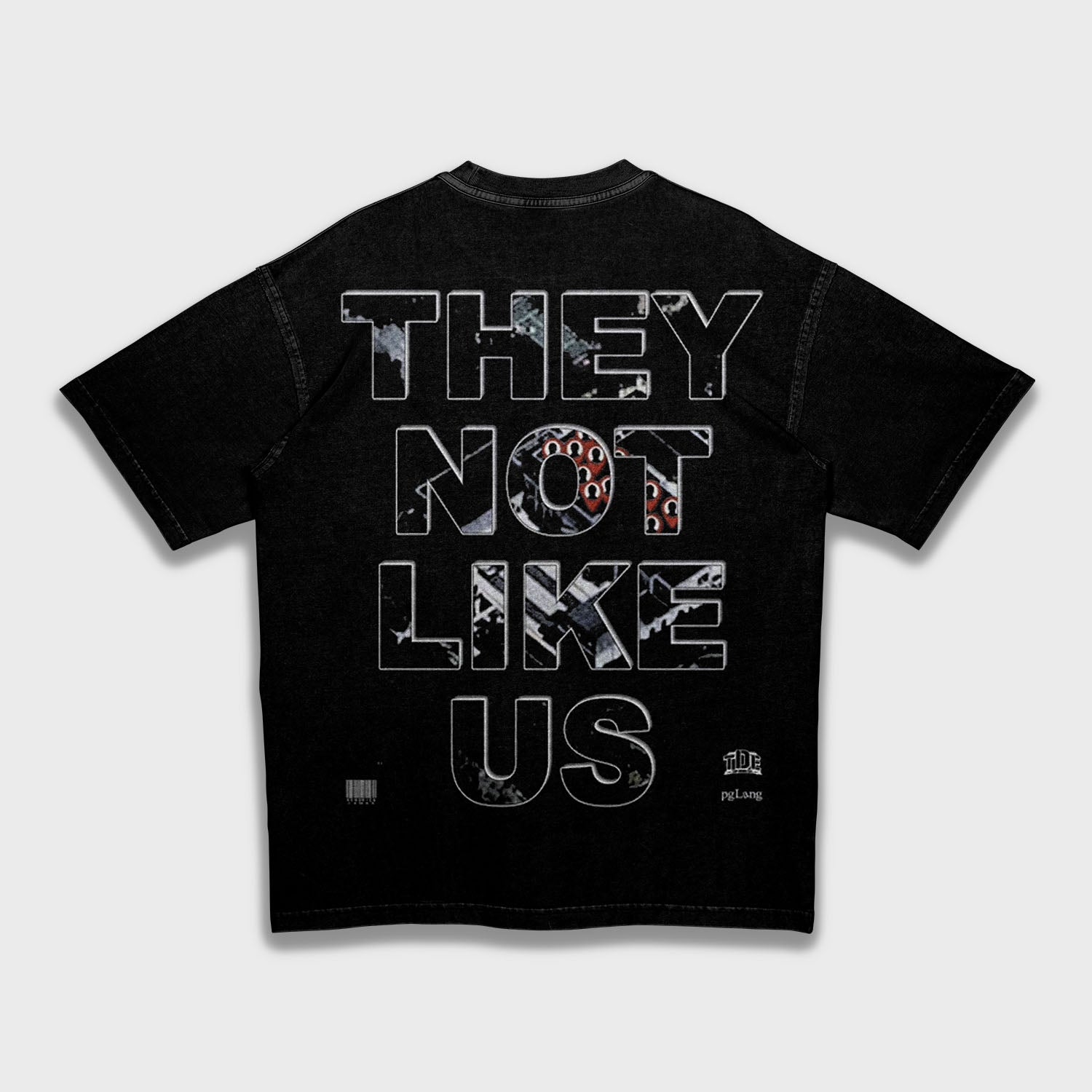 Kendrick Lamar NOT LIKE US - Loose Fit Heavyweight T-Shirt