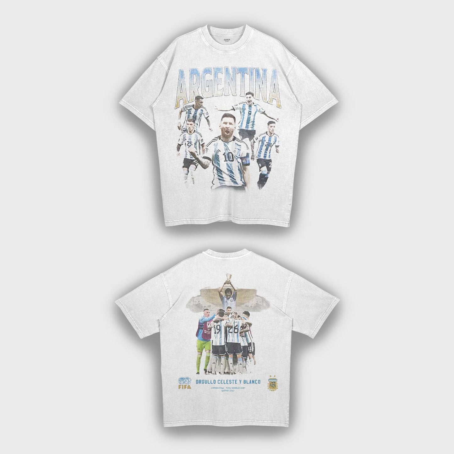 Lionel Messi - Loose Fit Heavyweight T-Shirt