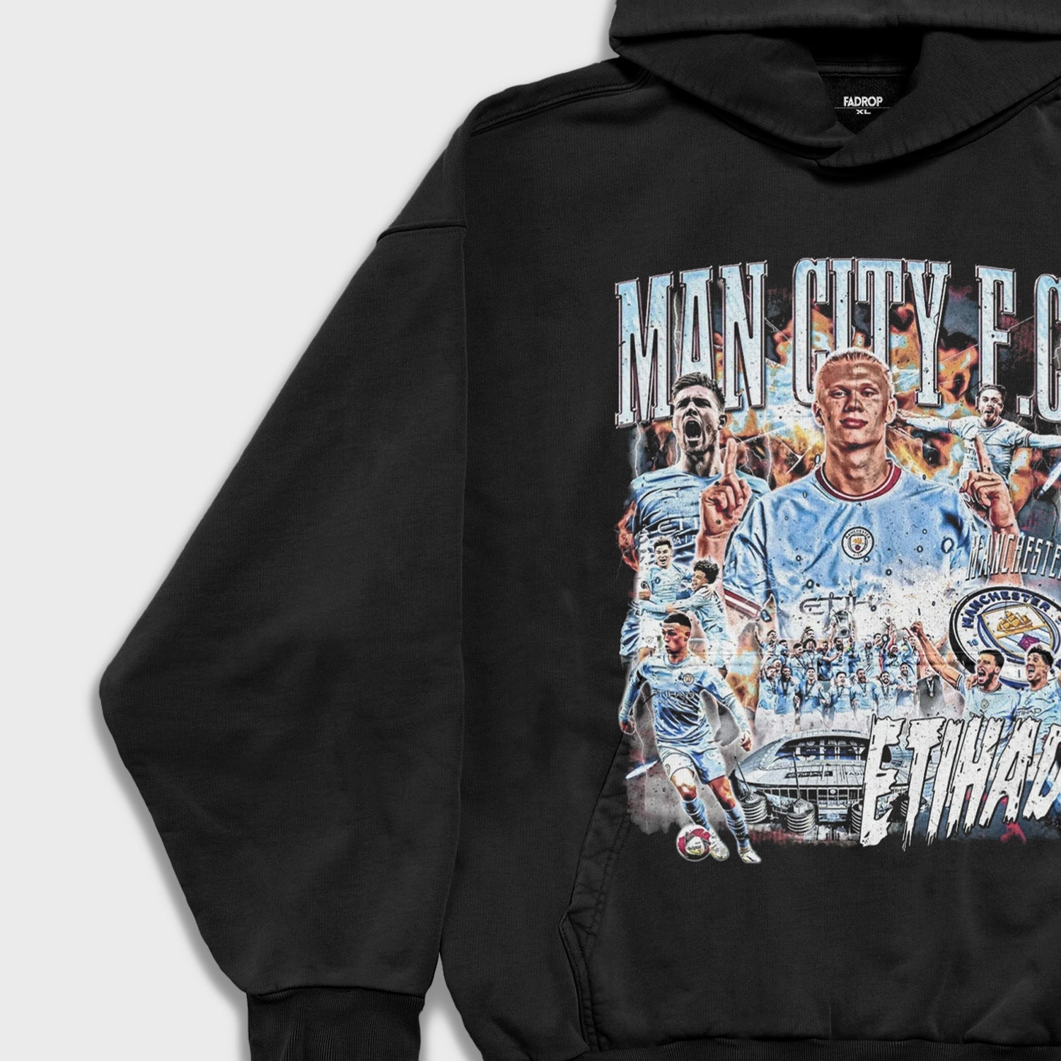 Erling Haaland - Loose Fit Heavyweight Hoodie