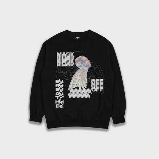 Mask off - Loose Fit Heavyweight Sweatshirt