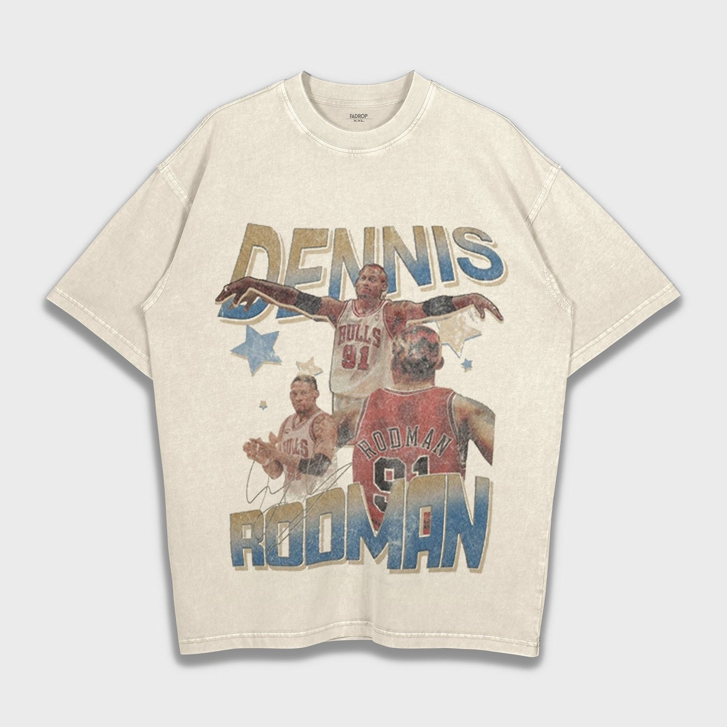 Dennis Rodman - Loose Fit Heavyweight T-Shirt