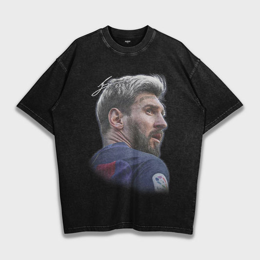 Lionel Messi - Loose Fit Heavyweight T-Shirt