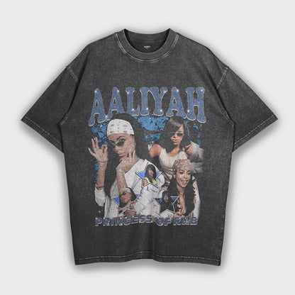 Aaliyah - Loose Fit Heavyweight T-Shirt