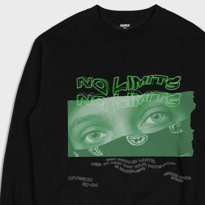 No Limit - Loose Fit Heavyweight Sweatshirt