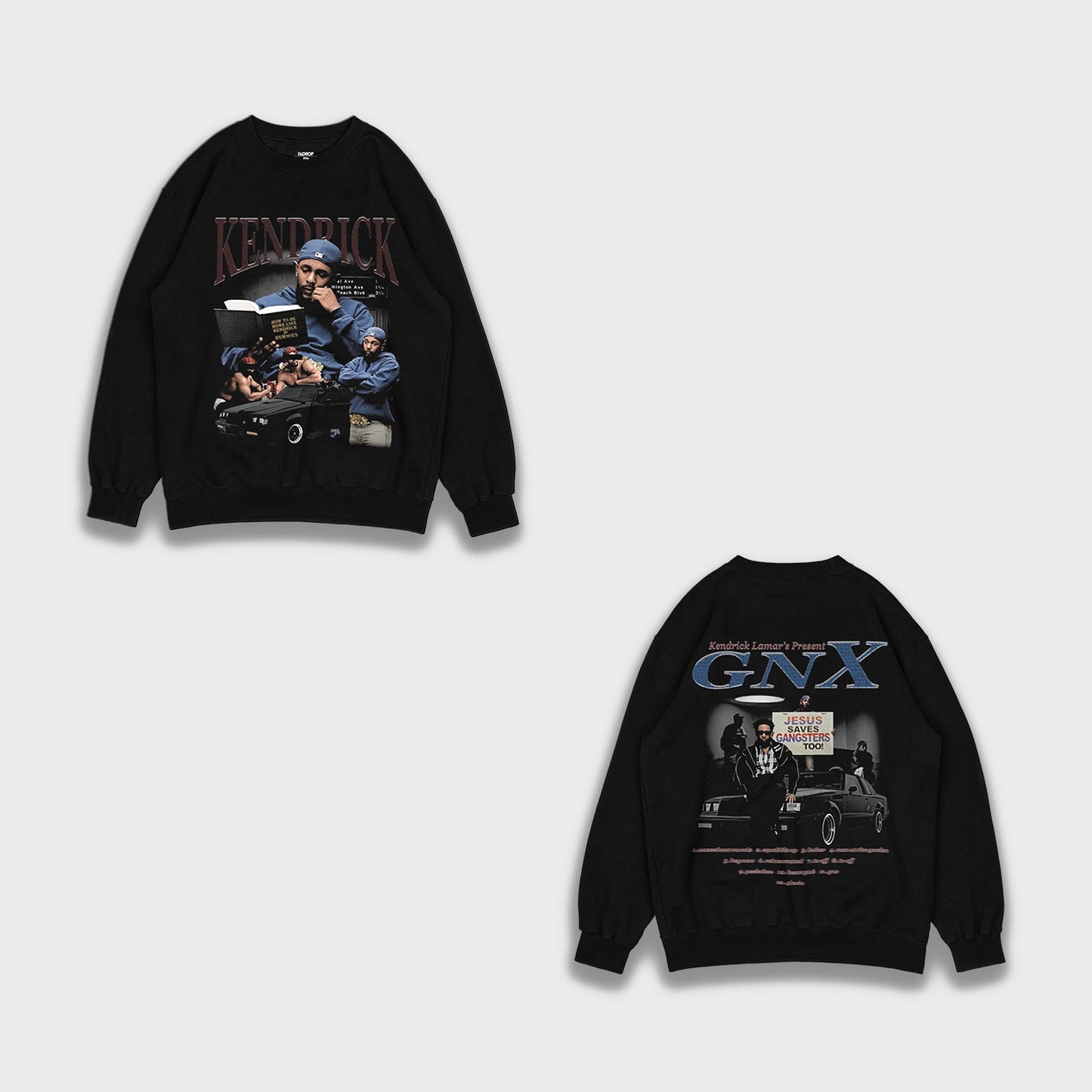 Kendrick Lamar GNX - Loose Fit Heavyweight Sweatshirt