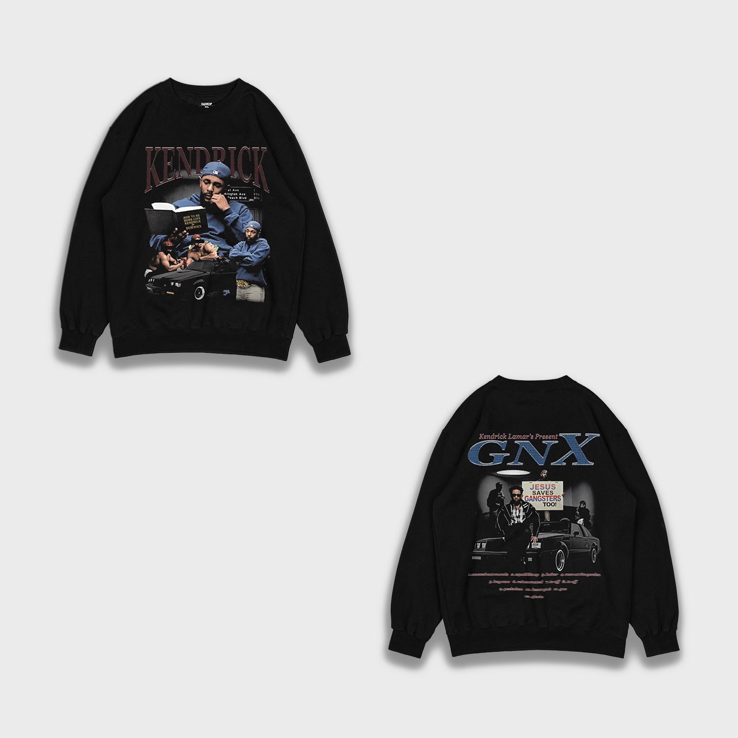 Kendrick Lamar GNX - Loose Fit Heavyweight Sweatshirt