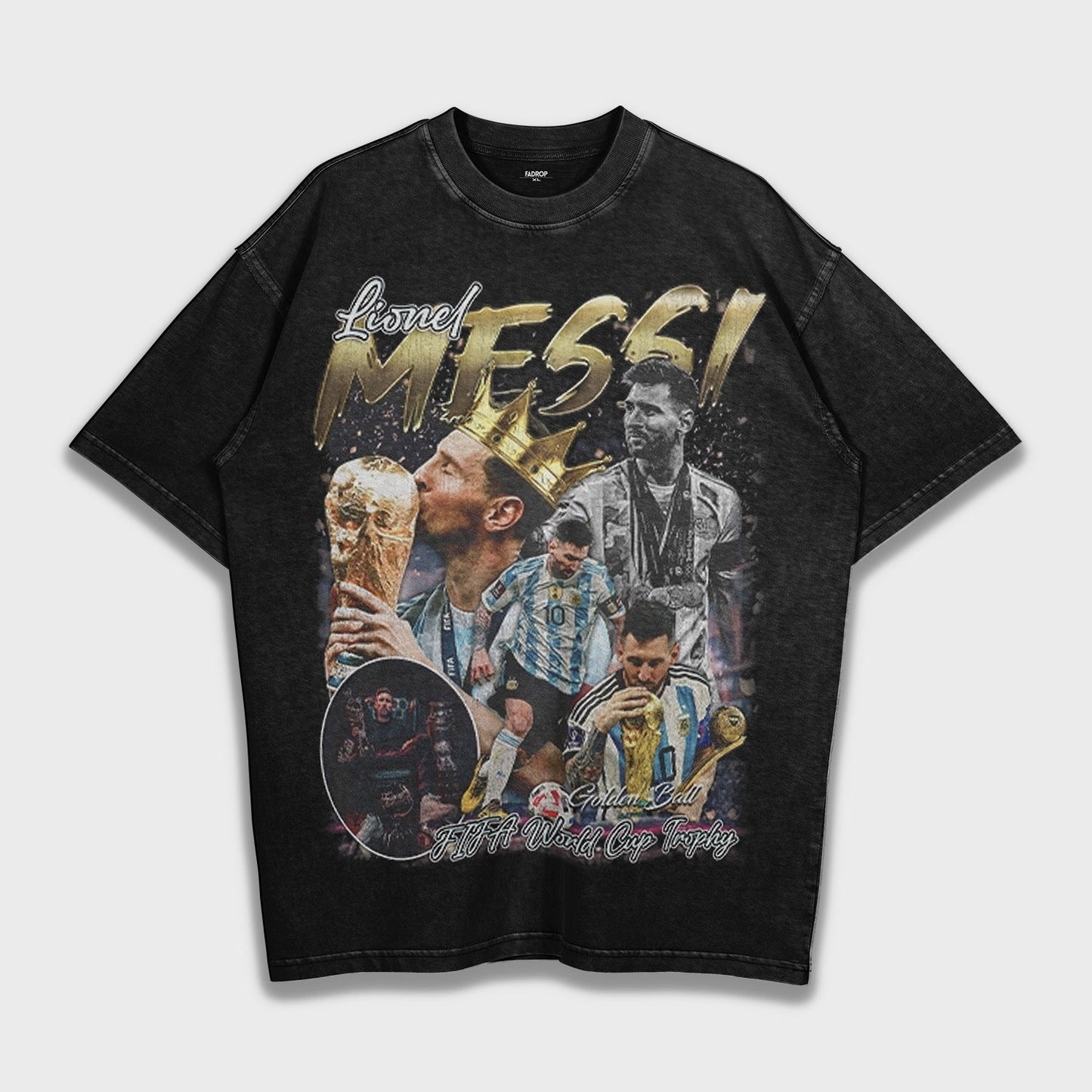 Lionel Messi - Loose Fit Heavyweight T-Shirt