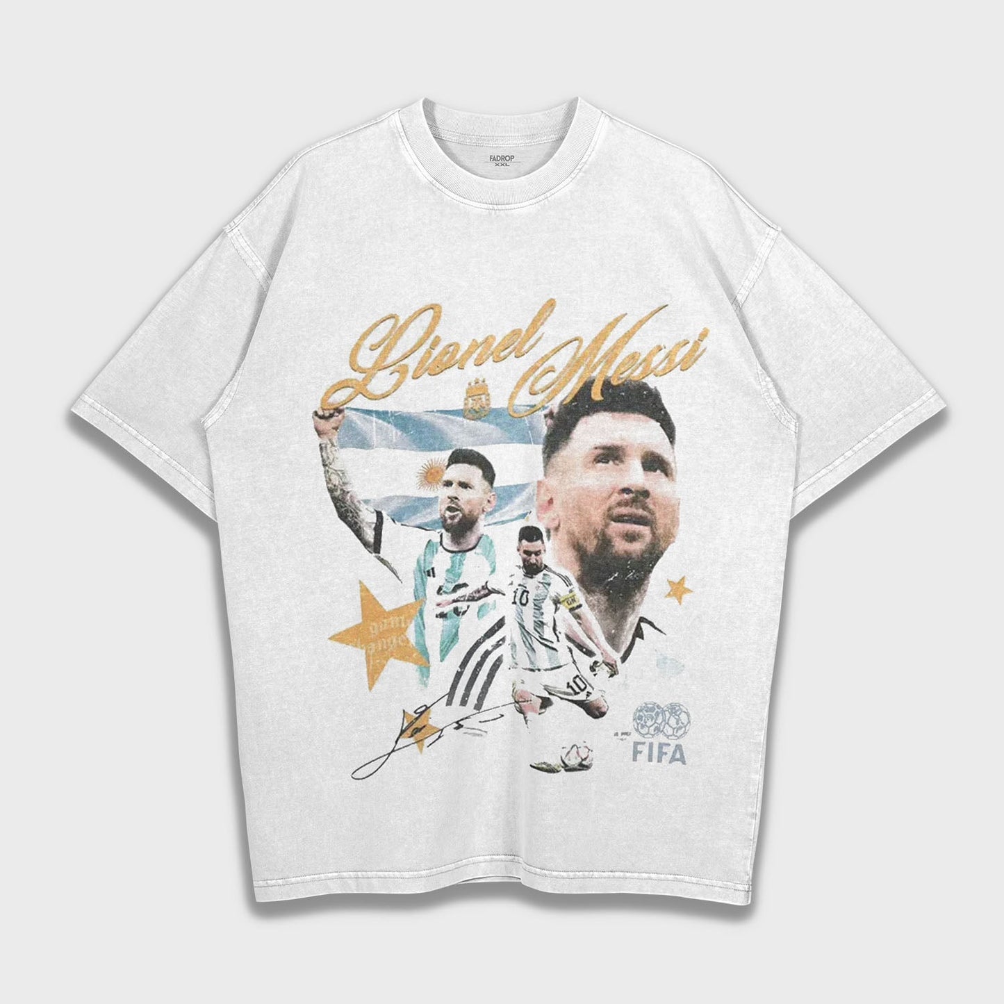 Lionel Messi - Loose Fit Heavyweight T-Shirt