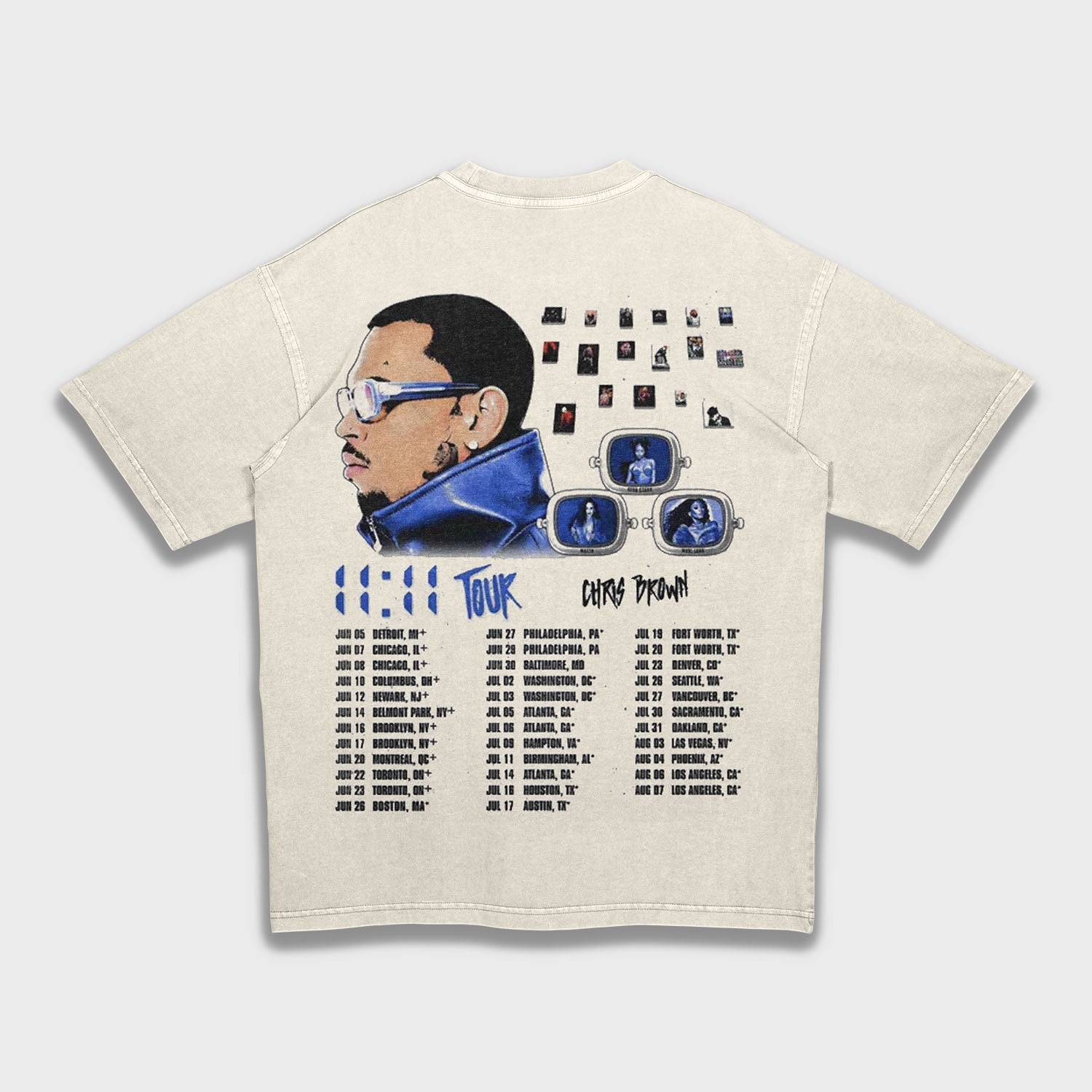 Chris Brown - Loose Fit Heavyweight T-Shirt