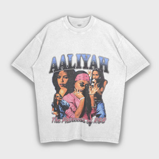 Aaliyah - Loose Fit Heavyweight T-Shirt