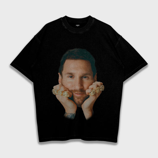 Lionel Messi - Loose Fit Heavyweight T-Shirt