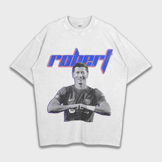 Robert Lewandowski - Loose Fit Heavyweight T-Shirt