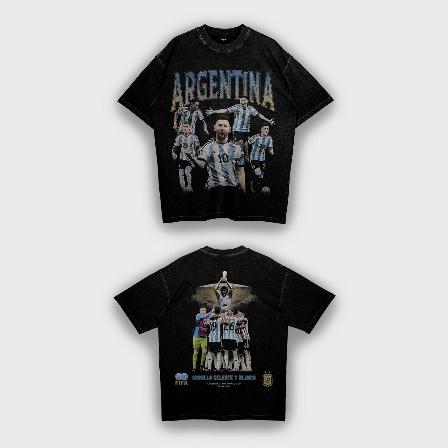 Lionel Messi - Loose Fit Heavyweight T-Shirt