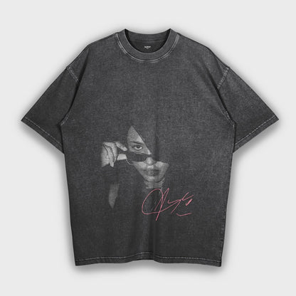 Aaliyah - Loose Fit Heavyweight T-Shirt