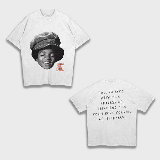 Young Michael Jackson - Loose Fit Heavyweight T-Shirt
