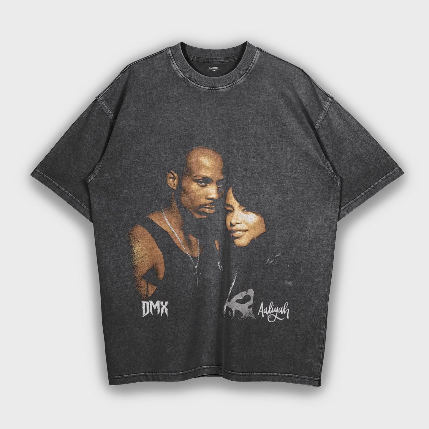 DMX x Aaliyah - Loose Fit Heavyweight T-Shirt