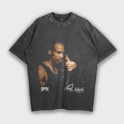 DMX x Aaliyah - Loose Fit Heavyweight T-Shirt