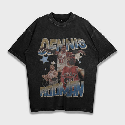 Dennis Rodman - Loose Fit Heavyweight T-Shirt