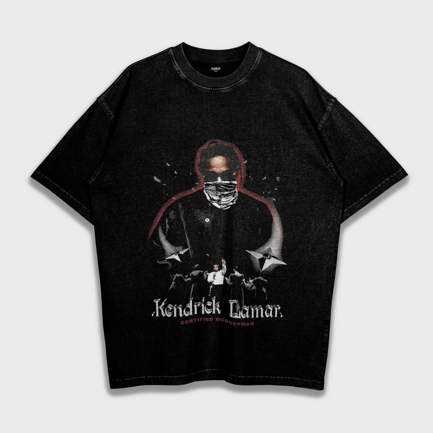 Kendrick Lamar NOT LIKE US - Loose Fit Heavyweight T-Shirt