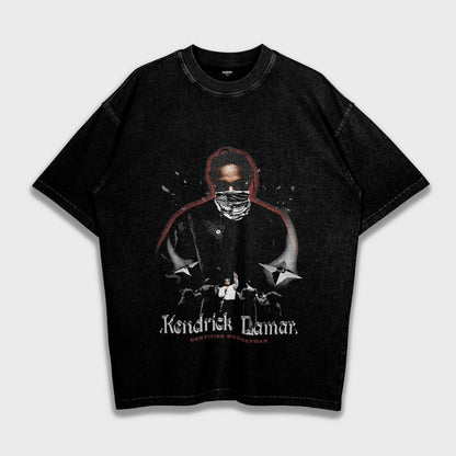 Kendrick Lamar NOT LIKE US - Loose Fit Heavyweight T-Shirt