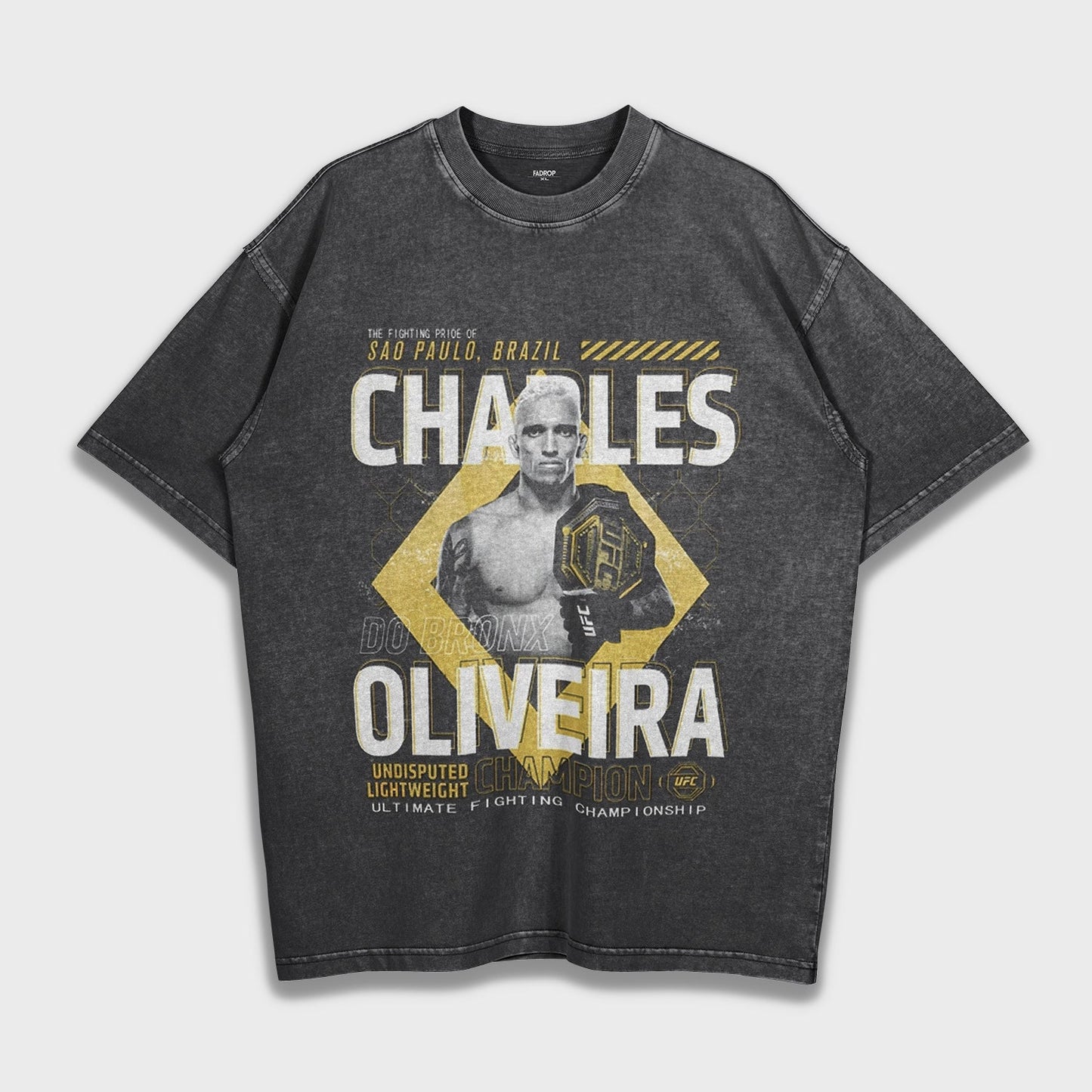 UFC Charles Oliveira - Loose Fit Heavyweight T-Shirt