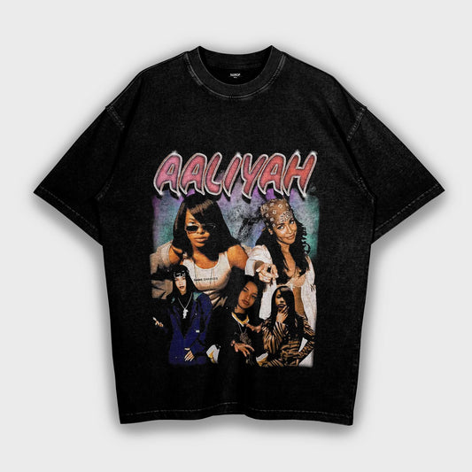 Aaliyah - Loose Fit Heavyweight T-Shirt