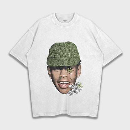 Tyler Taylor The Creator - Loose Fit Heavyweight T-Shirt