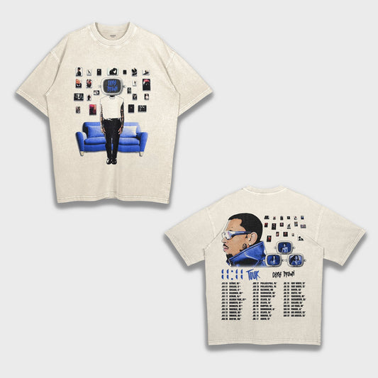 Chris Brown - Loose Fit Heavyweight T-Shirt