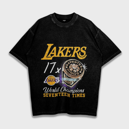 Lakers - Loose Fit Heavyweight T-Shirt