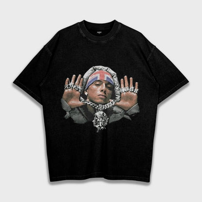 Central Cee - Loose Fit Heavyweight T-Shirt