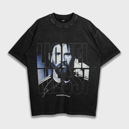Lionel Messi - Loose Fit Heavyweight T-Shirt