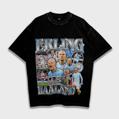 Erling Haaland - Loose Fit Heavyweight T-Shirt