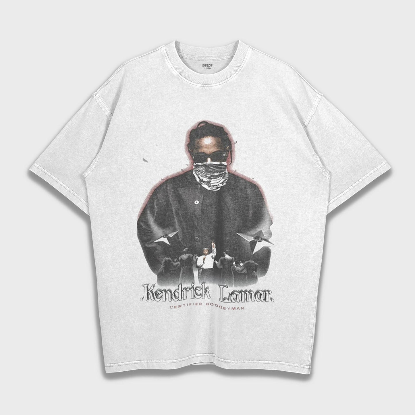 Kendrick Lamar NOT LIKE US - Loose Fit Heavyweight T-Shirt