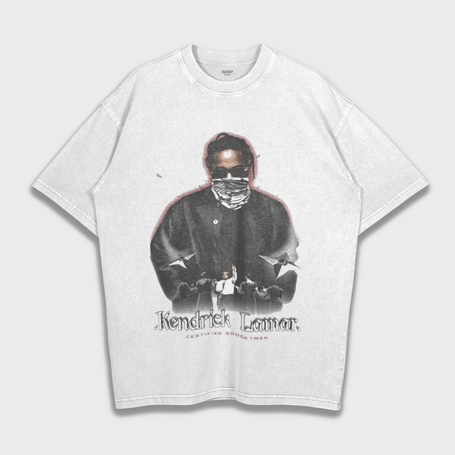 Kendrick Lamar NOT LIKE US - Loose Fit Heavyweight T-Shirt