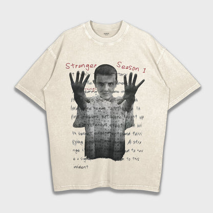 Stranger Things - Loose Fit Heavyweight T-Shirt