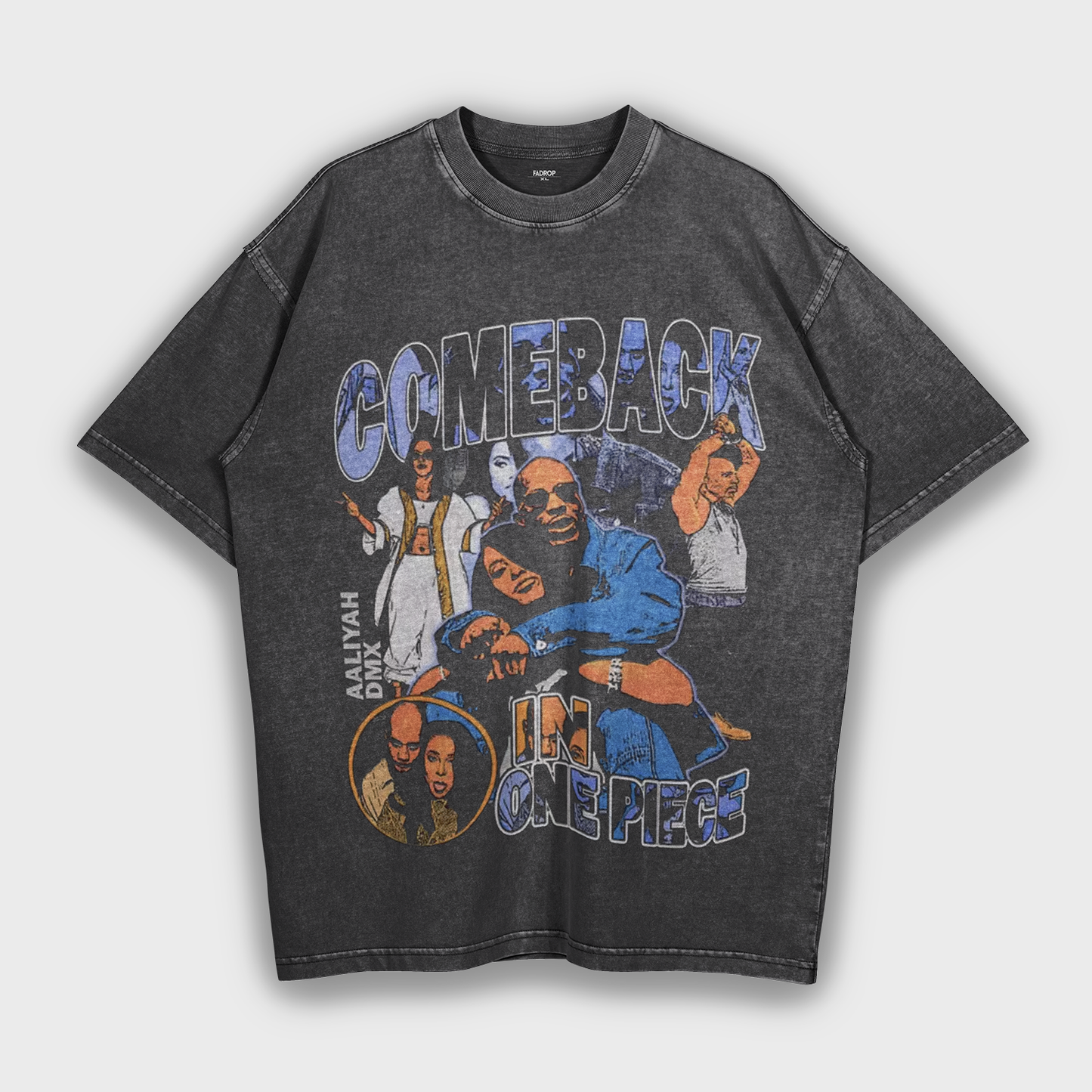 DMX x Aaliyah - Loose Fit Heavyweight T-Shirt
