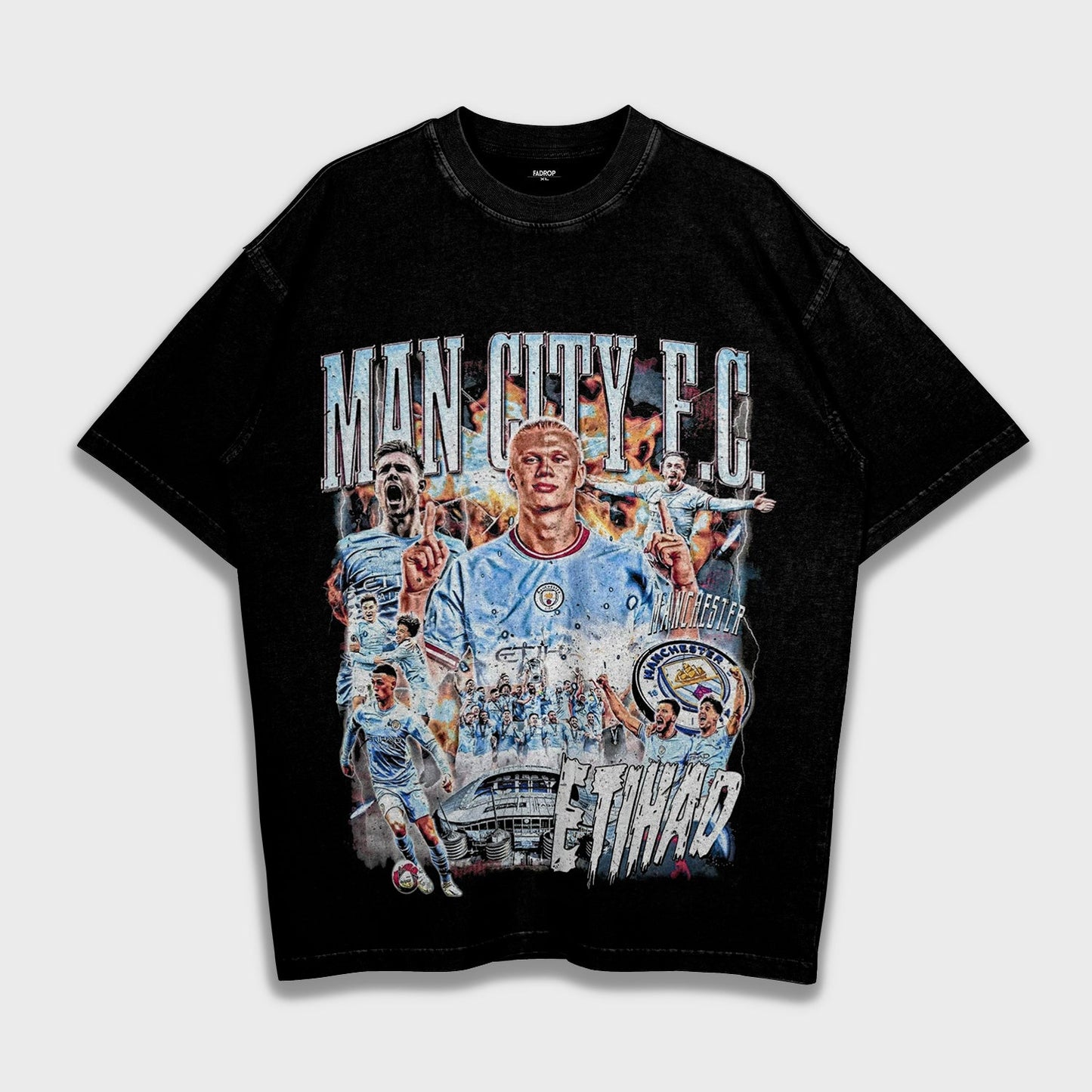 Erling Haaland - Loose Fit Heavyweight T-Shirt