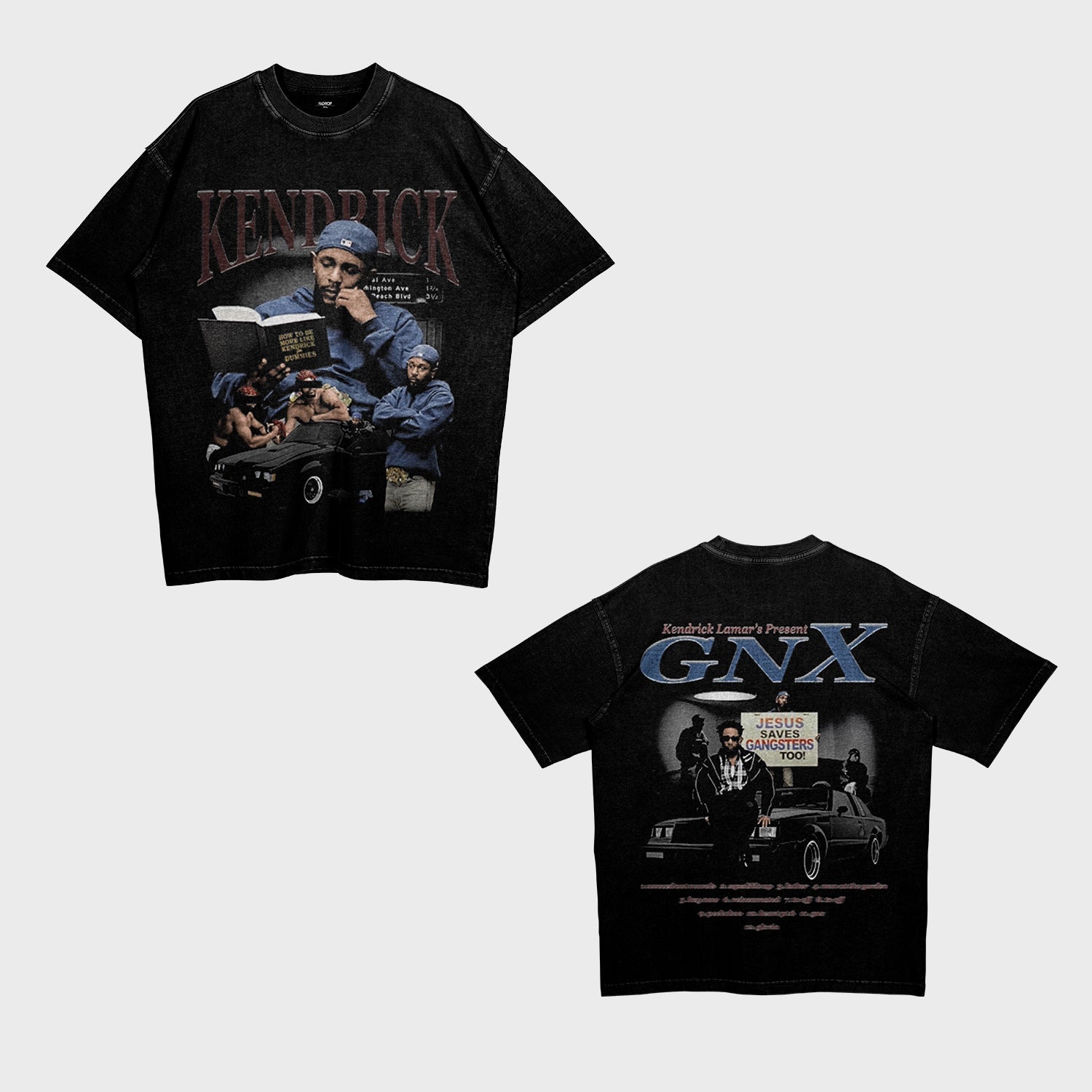 Kendrick Lamar GNX - Loose Fit Heavyweight T-Shirt