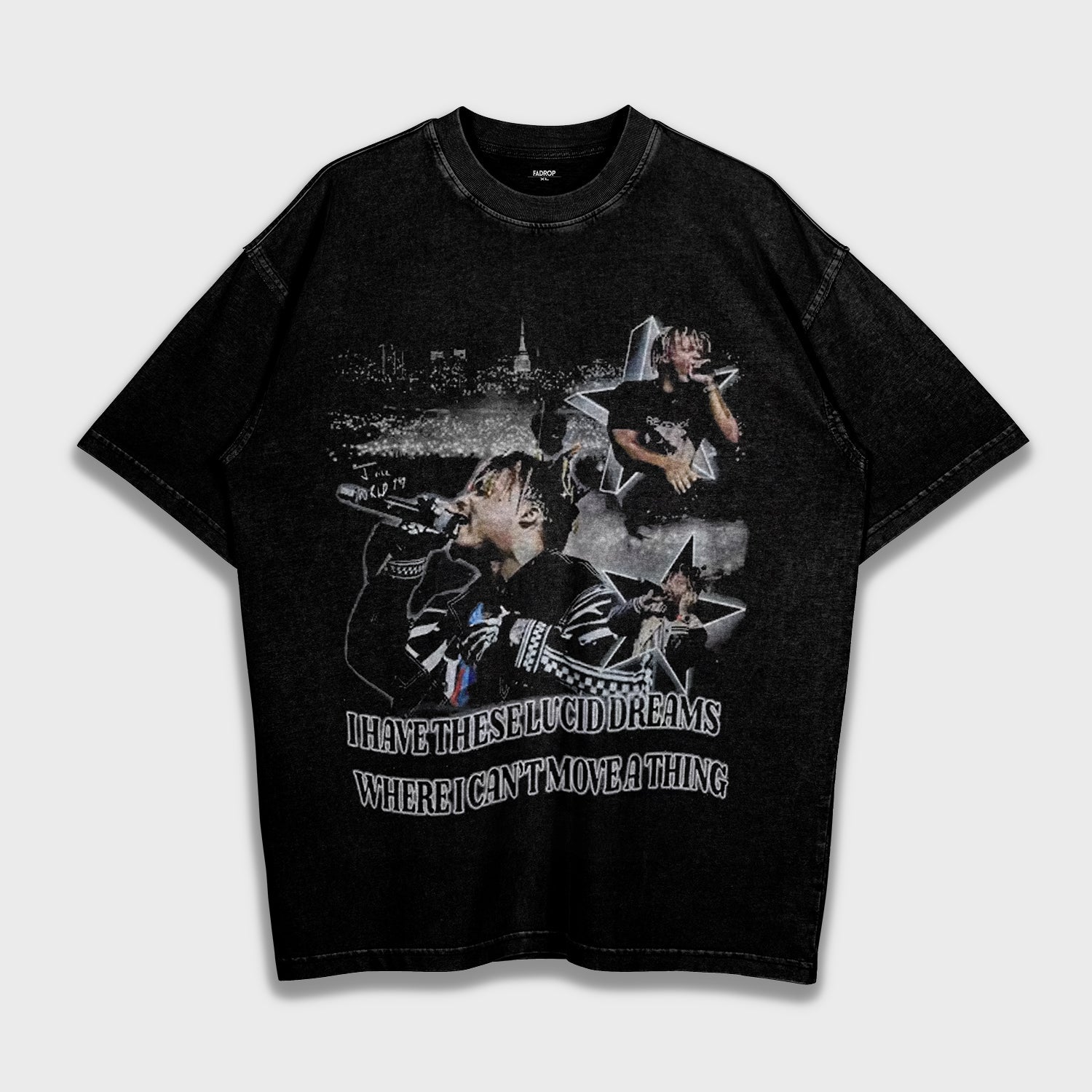 Juice Wrld - Loose Fit Heavyweight T-Shirt