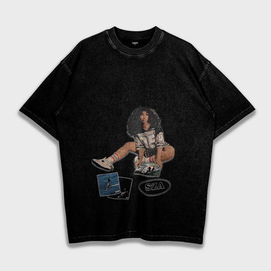 SZA - Loose Fit Heavyweight T-Shirt
