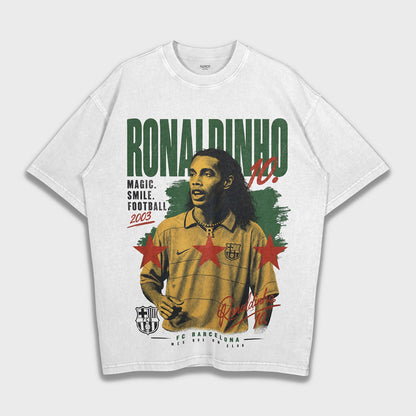 Ronaldinho Gaúcho - Loose Fit Heavyweight T-Shirt